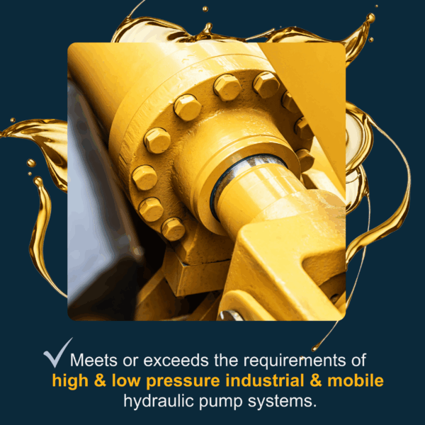 Image showing how this product meets or exceeds the requirements of high and low pressure industrial and mobile hydraulic pump systems