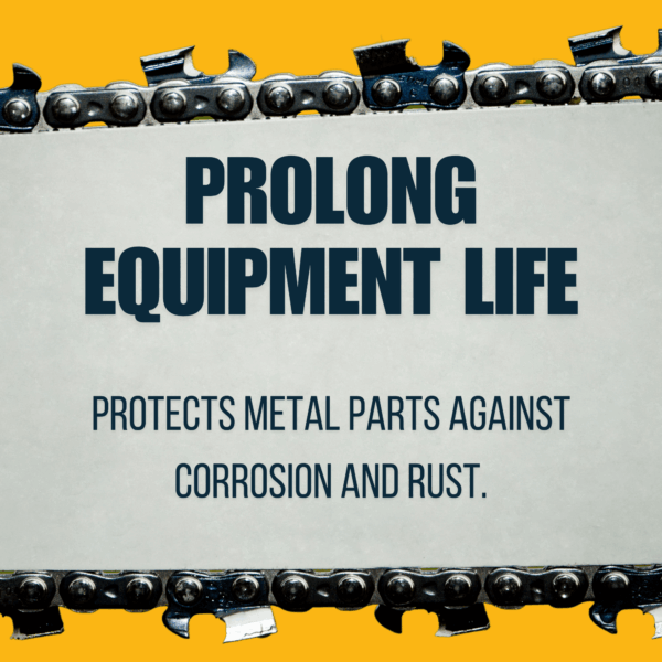 Image explaining that this product prolongs equipment life