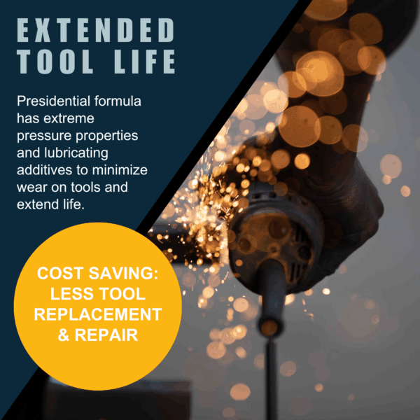 Image showing that this product extends tool life