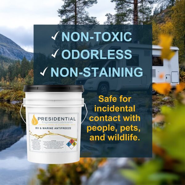 Image showing that this product can be used in potable water systems and is ideal for boats, swimming pools, recreational vehicles, travel trailers, mobile homes, vacation homes