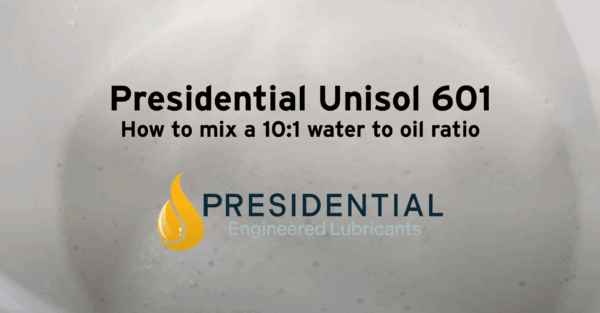 Video showing how to mix Unisol 601
