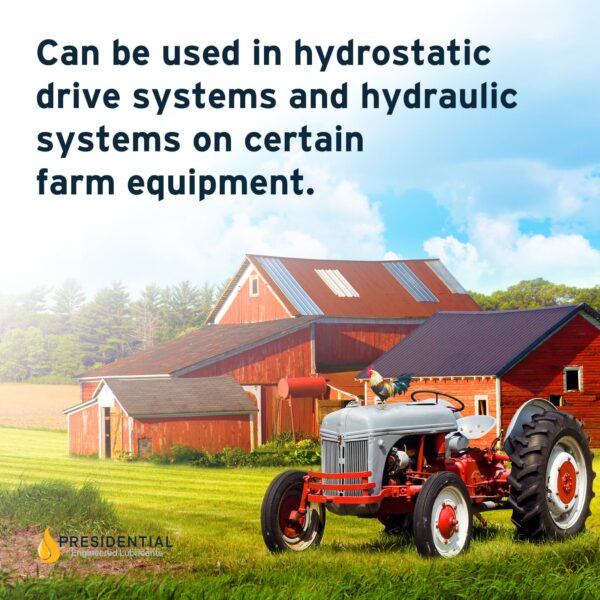 Image sharing that this transmission oil type f can be used in hydrostatic drive systems and hydraulic systems on certain farm equipment
