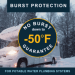 Image describing how this product won't burst down to -50F