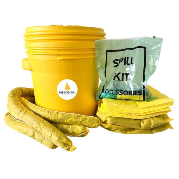 Image of an oil spill cleanup kit