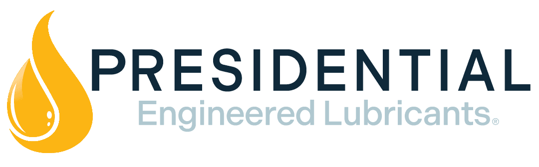 Trademarked Presidential Engineered Lubricants logo