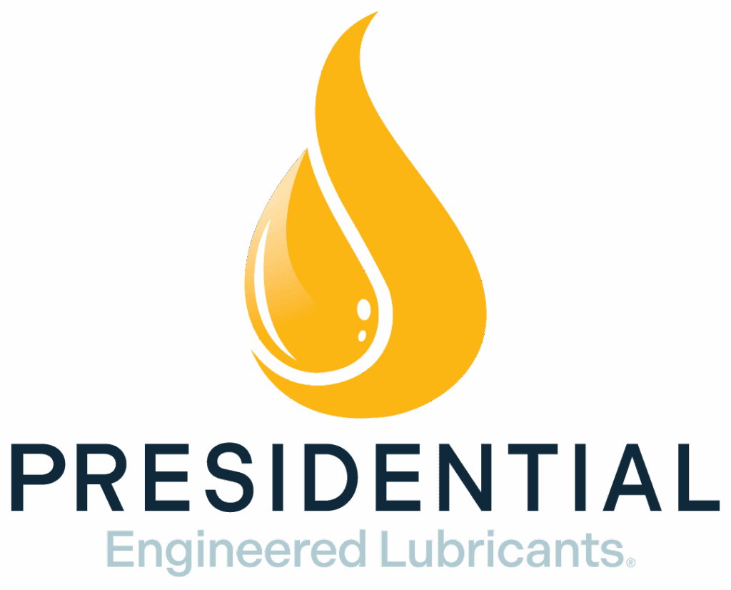 Trademarked Presidential Engineered Lubricants logo